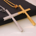 Fashion Stainless Steel Jewelry Silver Jewelry Cross Necklace Pendant